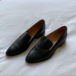 MADEWELL black leather loafers